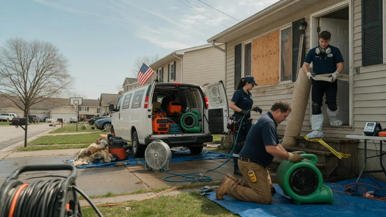 Water Damage Restoration in New Berlin, IL near me